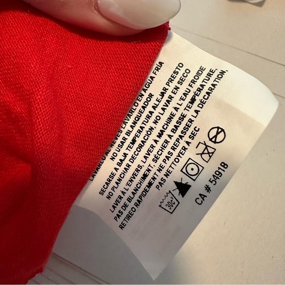 Kansas city chiefs red America flag majestic tee shirt - Picture 3 of 6